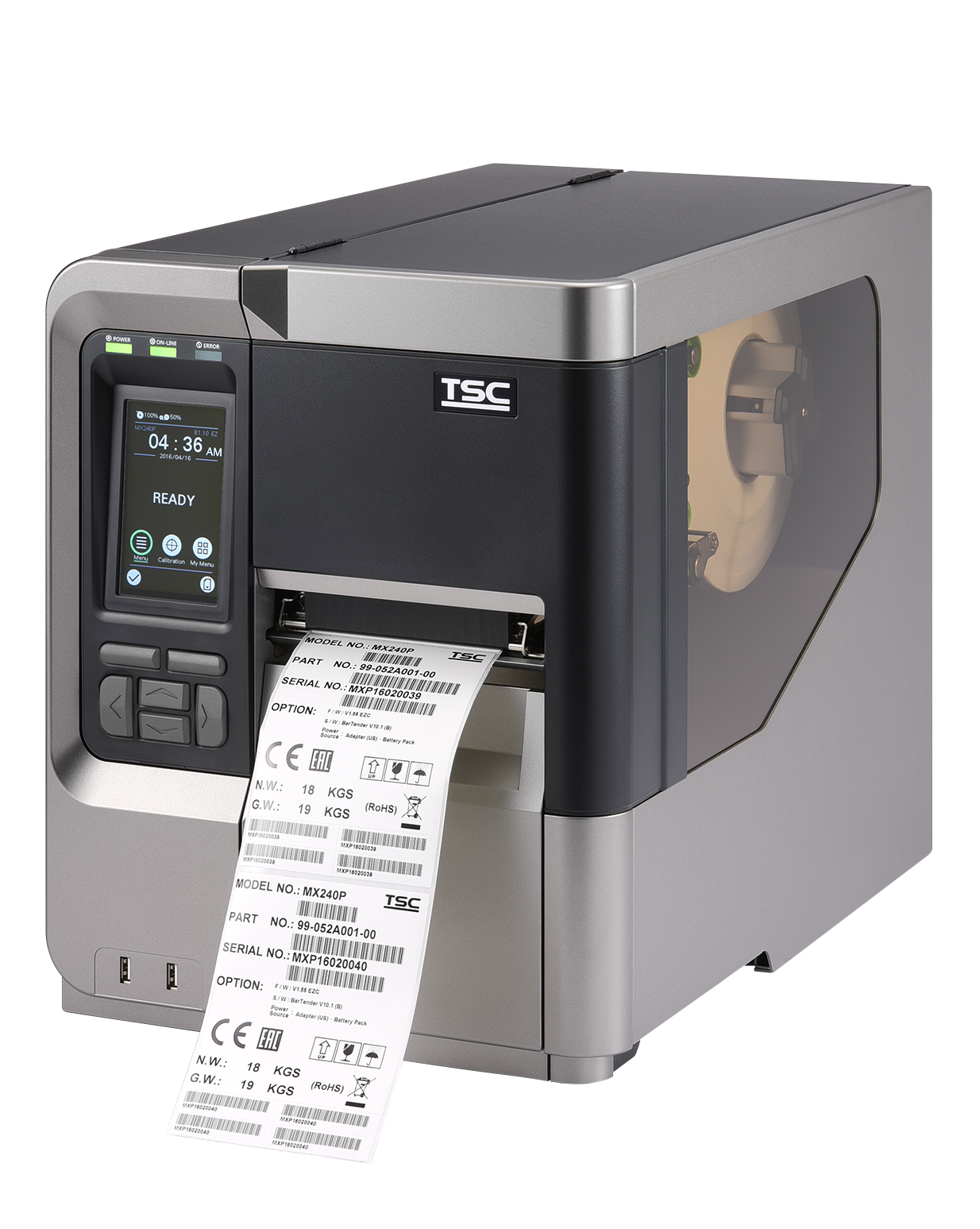 MX241P Series Industrial Barcode Label Printer